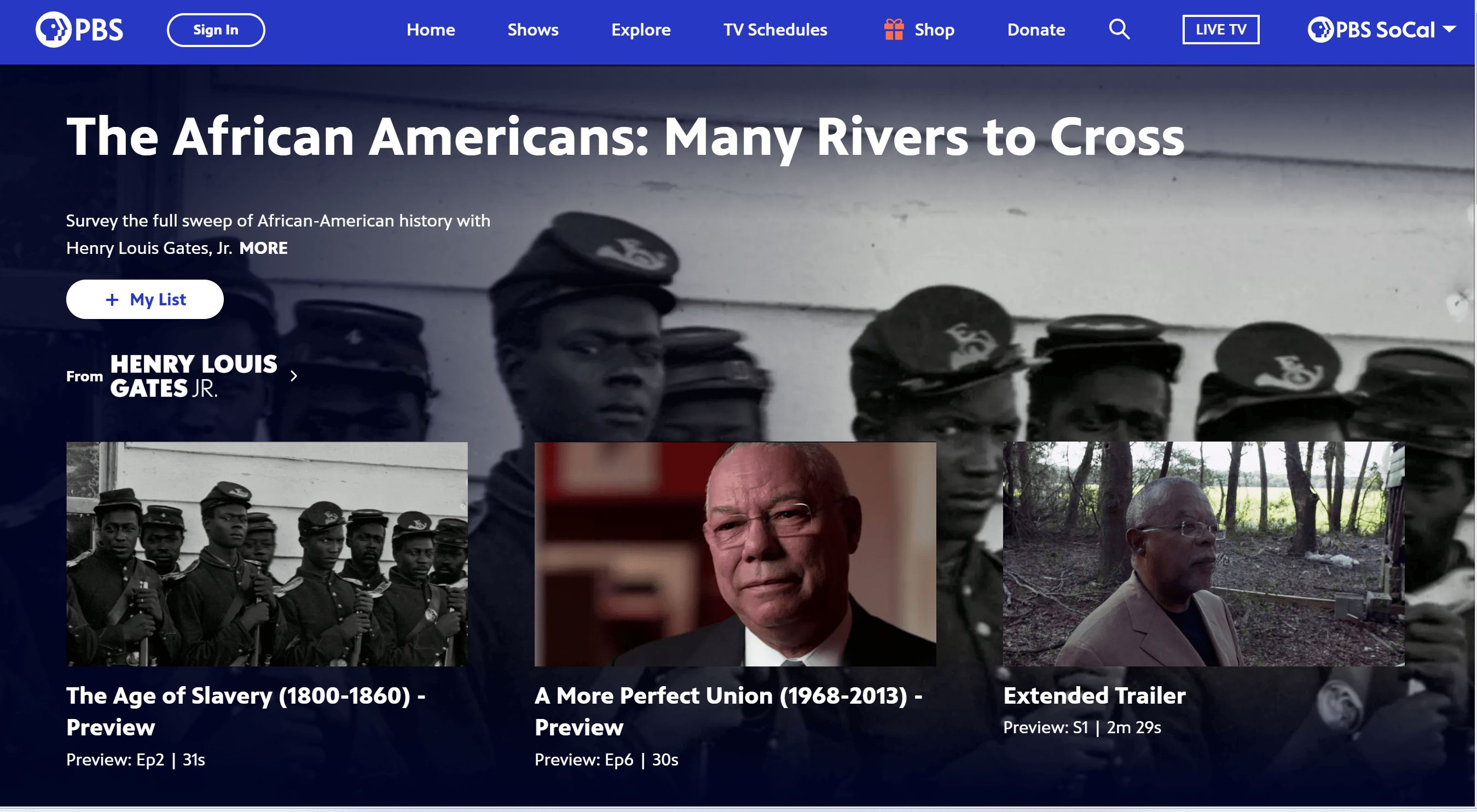The African Americans: Many Rivers to Cross