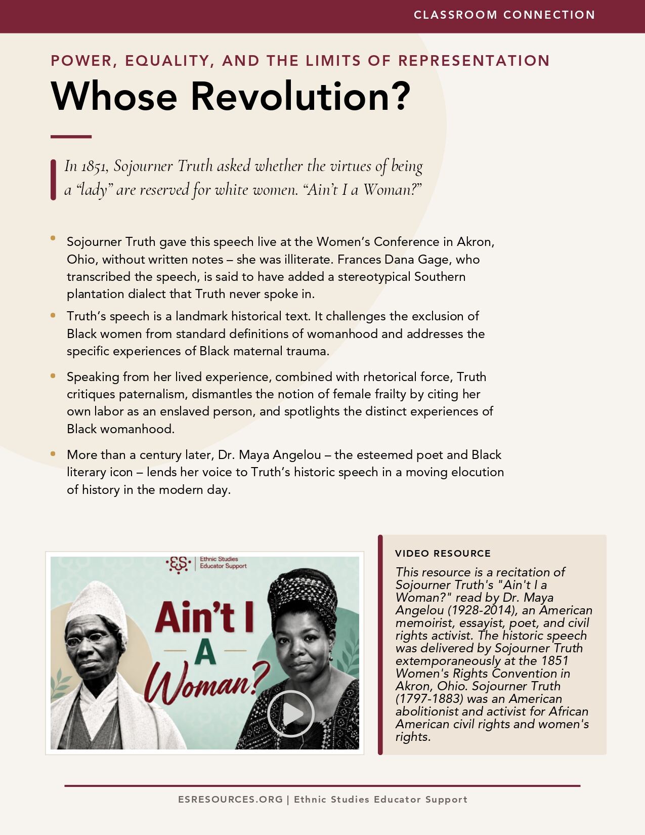 Power, Gender Equality, and the Limits of Representation (Activity / Lesson – Issue No. 3, Summer 2026)