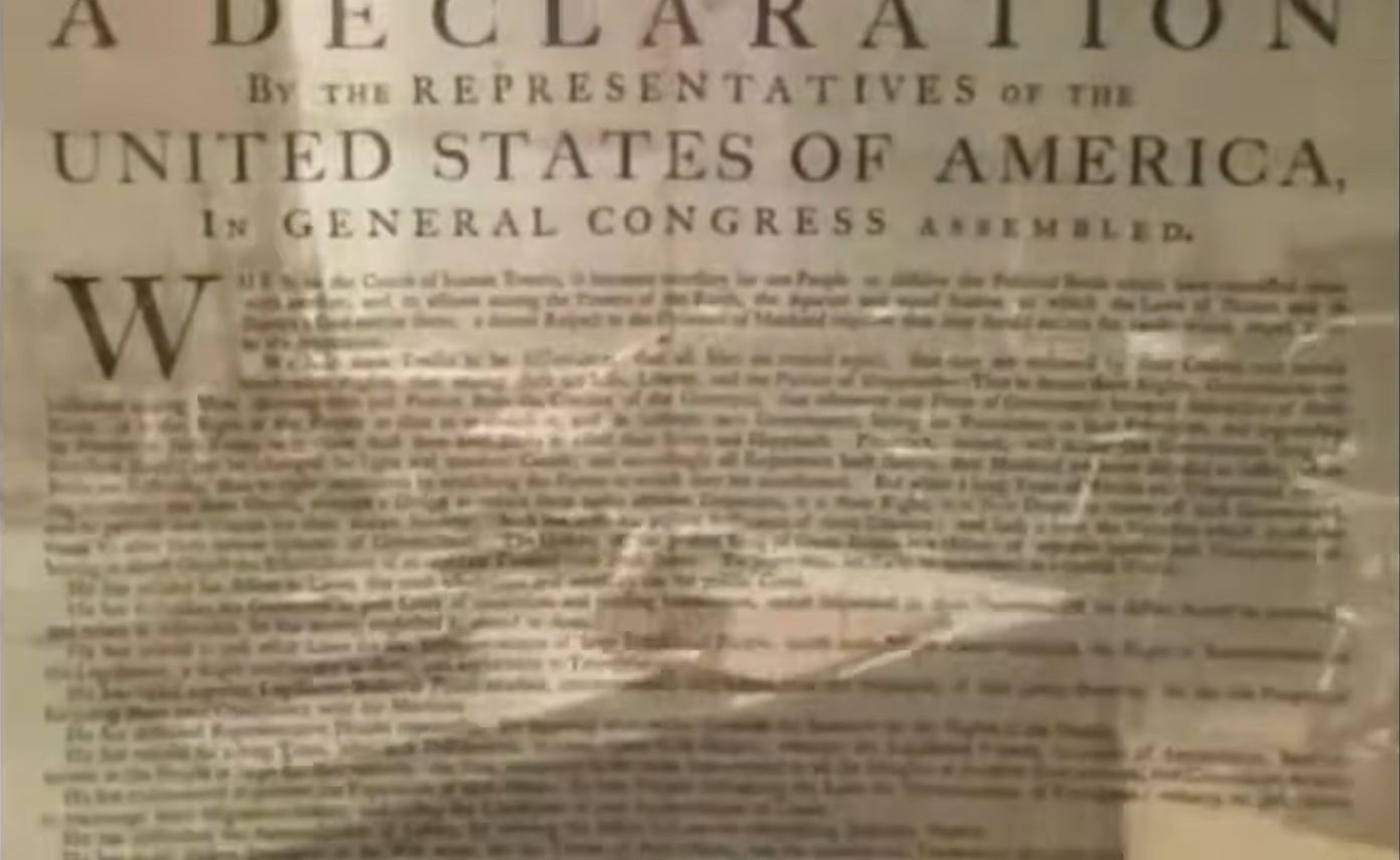 Morgan Freeman: “Picture this…” Introduction to the Declaration of Independence