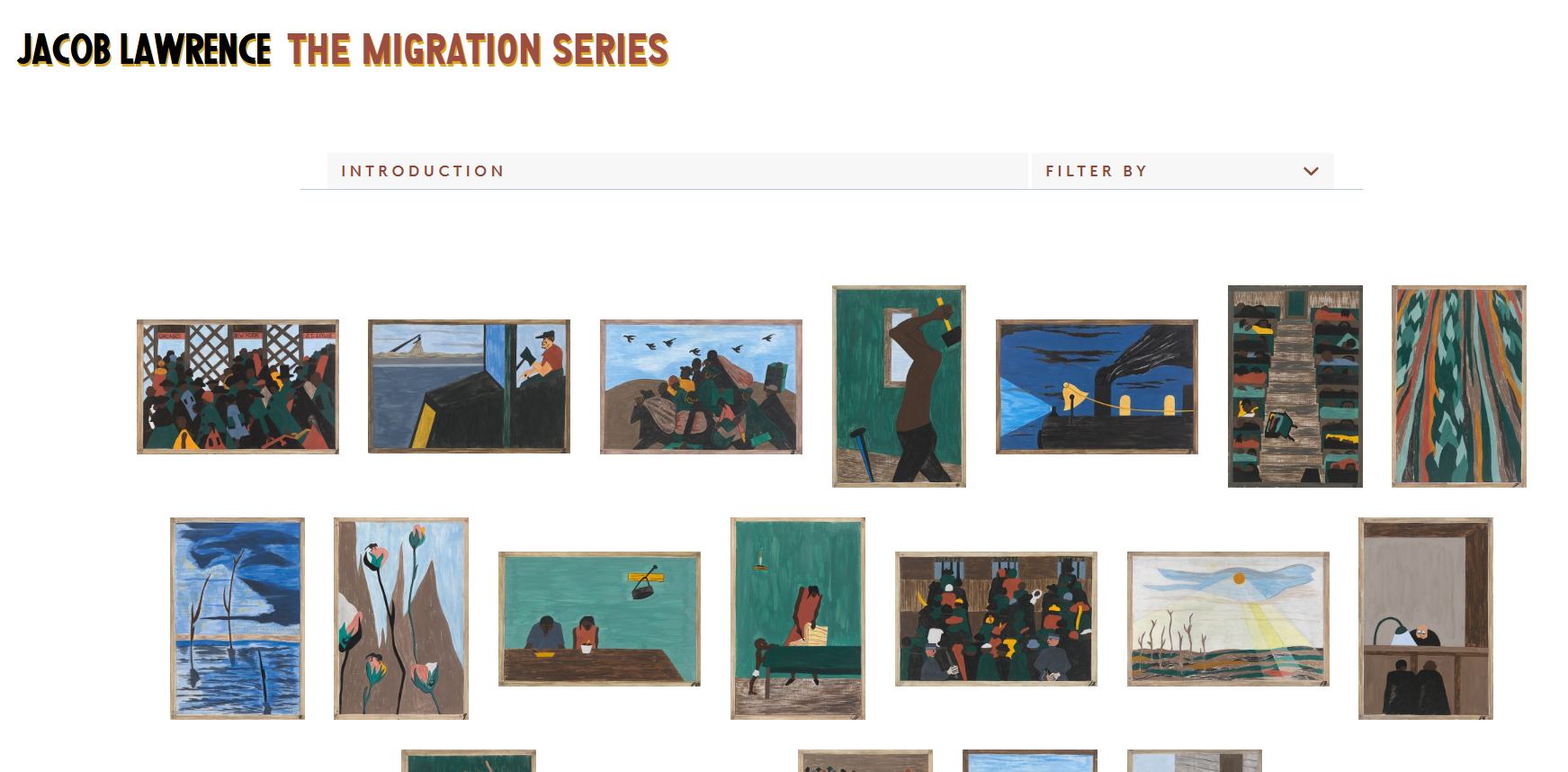 Jacob Lawrence: The Migration Series