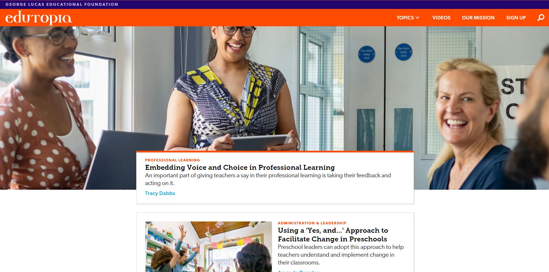 Edutopia (George Lucas Educational Foundation)