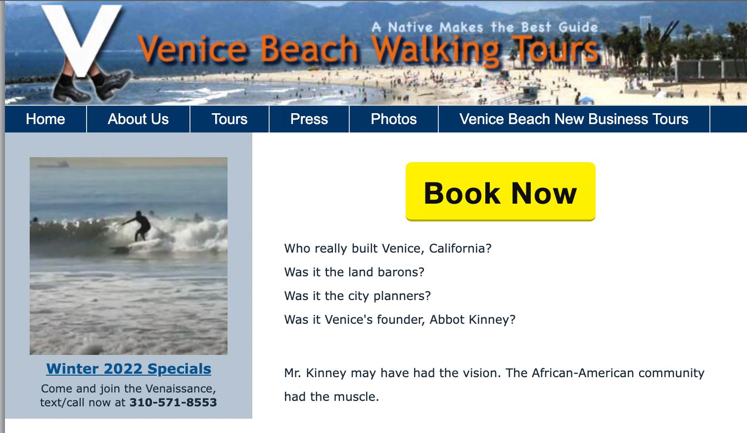 Walking tour of African American history in Venice, CA