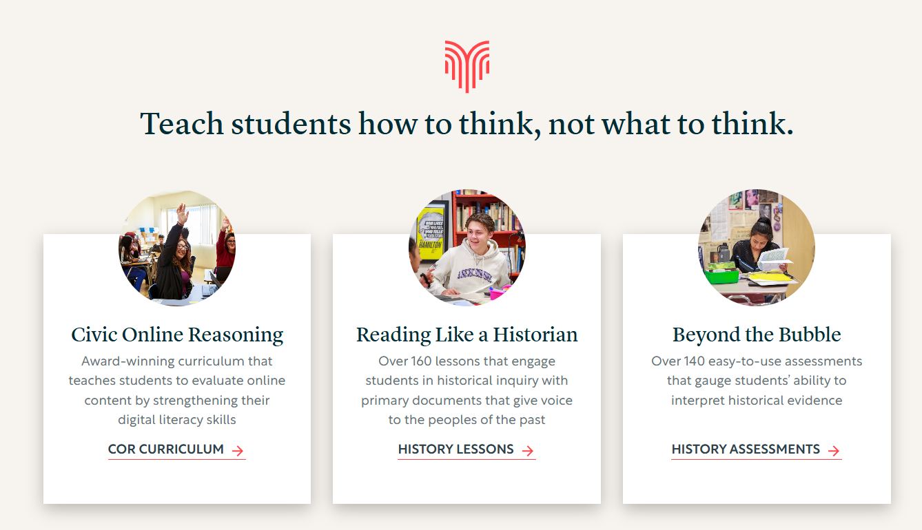 Digital Inquiry Group (Formerly the Stanford History Education Group)