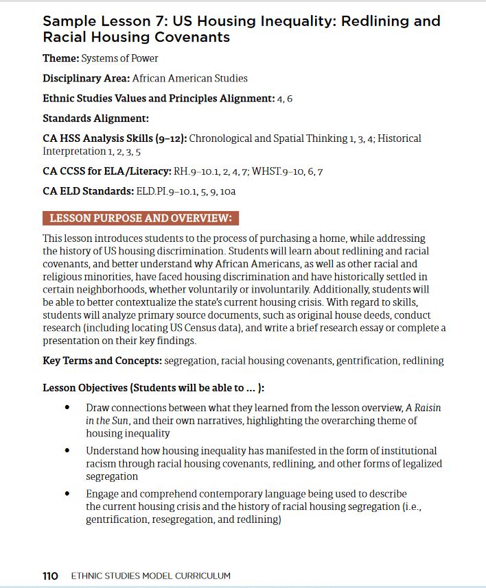 Lesson 07: US Housing Inequality: Redlining and Racial Housing Covenants